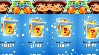 Subway Surfers Monaco Frizzy VS Nikos VS Jenny VS Spike (ชื่อ Hunting Wordy Weekend)