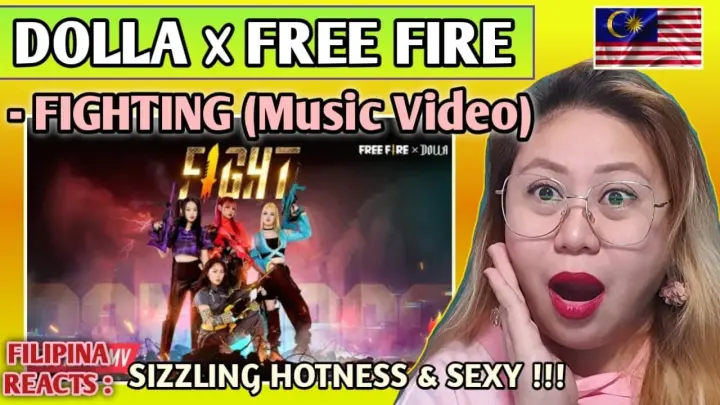 DOLLA X FREE FIRE - FIGHTING (Music Video) || FILIPINA REACTS