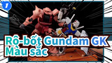 [Rô-bốt Gundam GK] Chiến đấu! Cảnh GK màu sắc của Rô-bốt Gundam vẽ bằng bút mực_1