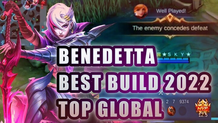 Benedetta Collector Skin Gameplay | Best Build 2022 | Mobile Legends | Sky Mlbb