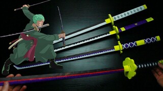 纸张手工制作海贼王索罗第四刀，你也要成为四刀流吗？