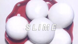 Playing with pill-shaped slime