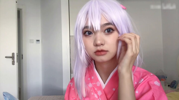 An ordinary female high school student actually tried to cosplay Izumi Sagiri｜Cosplay cute girl univ