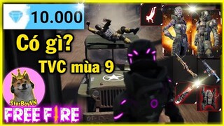 [Free Fire] Chi tiết gói quà 10.000💎 của Thẻ Vô Cực mùa 9 | StarBoyVN