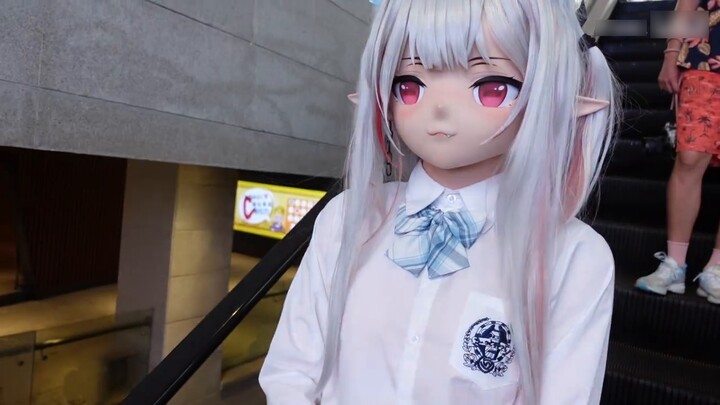 What is it like to go shopping with a doll~【kigurumi】