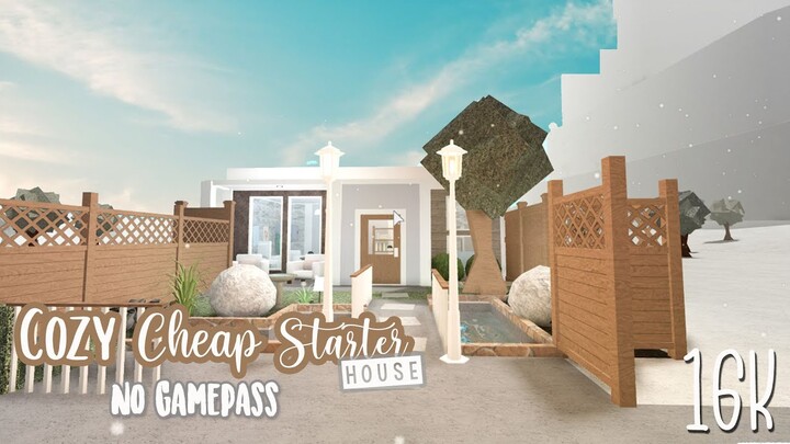 Cozy Cheap Starter House (No Gamepass) | Bloxburg Builds