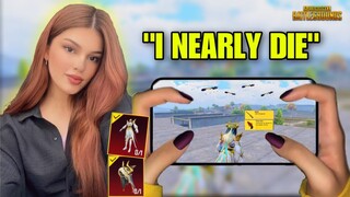 iPhone 13 Pro Max Pubg HANDCAM🔥4 FINGER + Full GYRO | BEST GIRL PLAYER #17