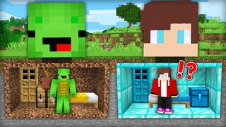 JJ vs Mikey Bunkers Challenge in Minecraft - Maizen