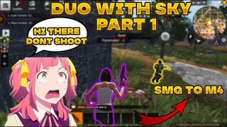 Duo Attempt with SKY| SMG TO M4 | Last island of survival | Last day rules survival