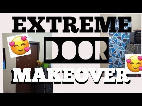 #DIY #doormakeover #Quaranthings EXTREME DOOR MAKEOVER! Pinterest door inspired | WinDelMundo