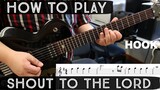 How to Play Shout to The Lord (Modern Rock): Simple Lead Guitar