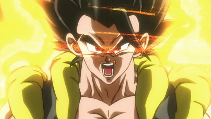 Gogeta VS Broly! Dragon Ball Theatrical Version Super Burning Fight Clip!!