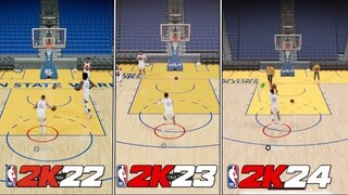 NBA 2K24 VS NBA 2K23 vs NBA 2K22 Comparison (Graphics, Gameplay and more) The Rise of Next GEN!