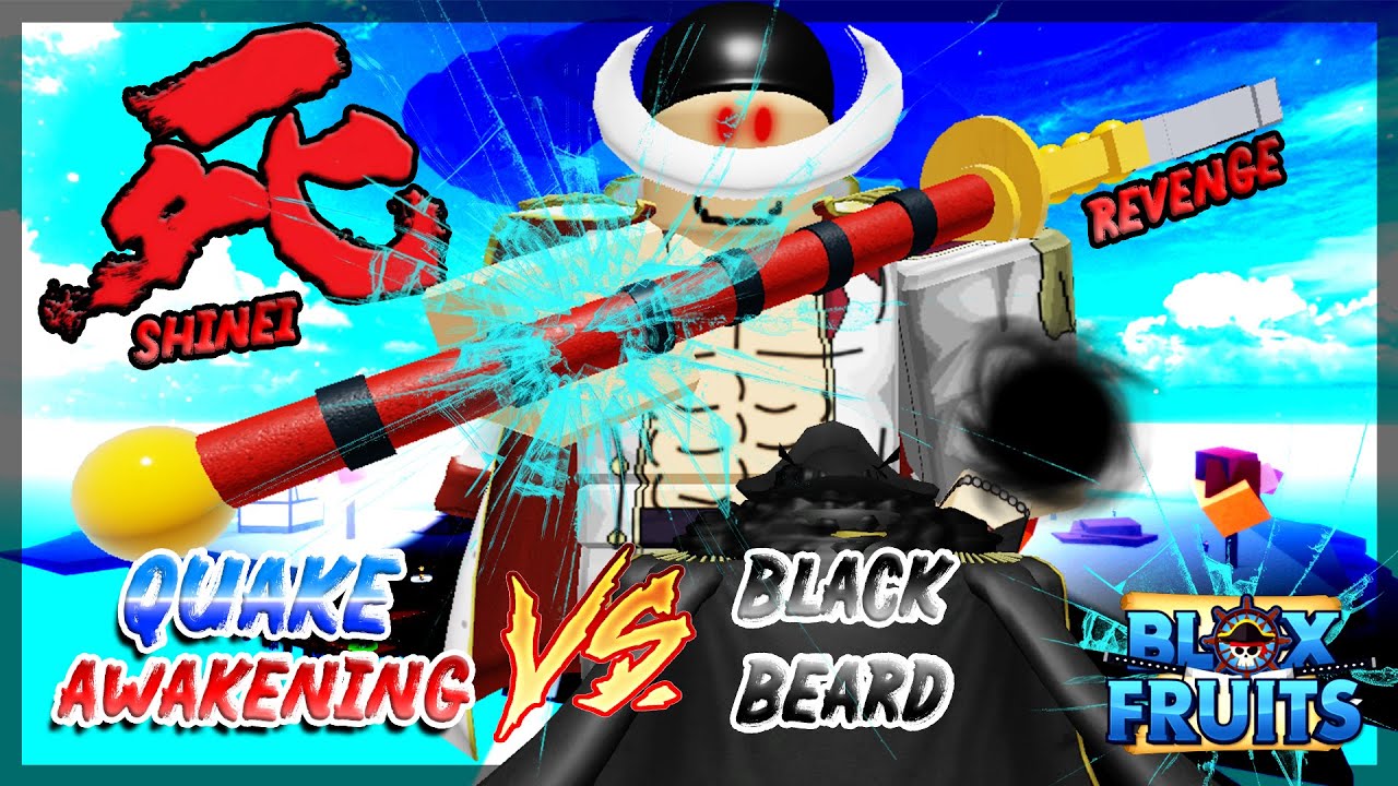 Becoming Whitebeard Awakening The Quake & Upgrading Max Bisento V1 V2 Fruit  In Blox Fruits 