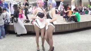 The bunny girl Miss Rem of the comic exhibition cos is really beautiful!