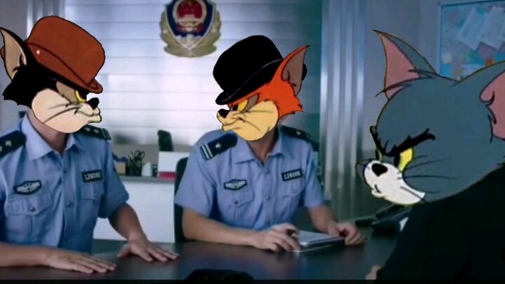 [Adegan Putri Duyung Terkenal] Ketika Tom tidak bisa mengalahkan Sepupu Jerry dan melapor ke polisi 