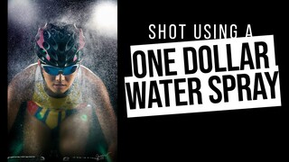 How to CREATE this Image Using A ONE DOLLAR Water Spray in a Small Home Studio