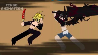 ASTA VS MELODIAS | DC 2 animation