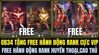 OB34 Tặng FREE Hành Động Rank Sinh Tồn Và Tử Chiến Cực Ngầu, Tự Tạo Map Thủ Zombie OB34 |Free Fire