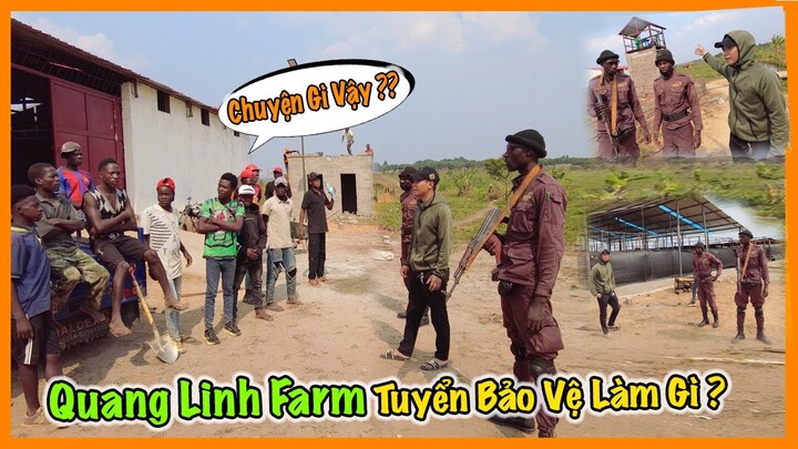 Quanglinhvlogs || Tại Sao Lại Cần Bảo Vệ Có Vũ Trang Tại Quang Linh Farm ? Công Nhân Hoang Mang ???