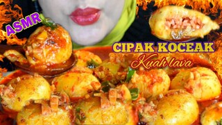 ASMR CIPAK KOCEAK KUAH LAVA|| PEDASNYA MENJERIT 🤯🤯🤯|| MAKANAN KHAS GARUT || ASMR INDONESIA