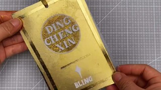 [Painting] Drawing in golden color