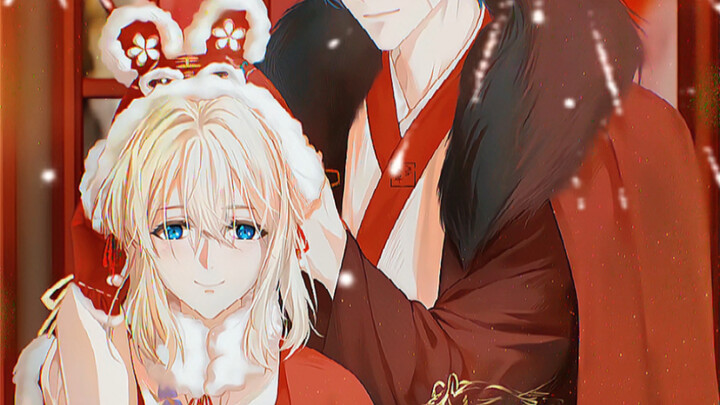 Violet Evergarden New Year's greetings from Violet Evergarden