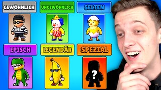 BESTER und SCHLECHTESTER SKIN von JEDER SELTENHEIT in STUMBLE GUYS! 🤔 Skin Rangliste!