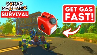 How to Get Gas FAST in Scrap Mechanic Survival