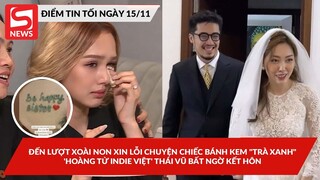 Xoài Non xin lỗi chuyện chiếc bánh kem "trà xanh"; 'Hoàng tử Indie Việt' Thái Vũ bất ngờ kết hôn