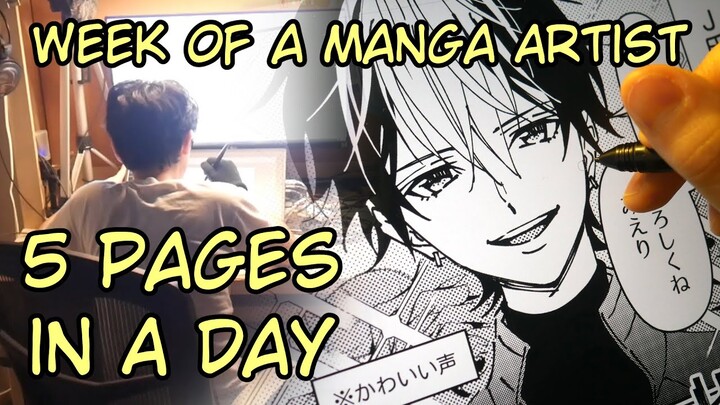 Week in the Life of a Japanese Manga Artist (part time) - Mieri Hiranishi [eng sub]