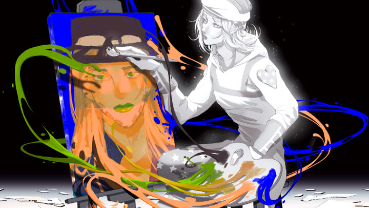 【procreate finger painting】【Iron paralysis】Draining colors