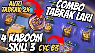 KABOOM SKILL 3 TABRAK GAMING COUNTER COMBO NATURE ! MAGIC CHESS