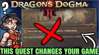 Dragon's Dogma 2 - WARNING: Don't Do THIS Quest - Main Story Point of No Return Guide & More!