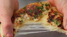 Cheese Stuffed Herb Pita #shorts #short #reels #reel