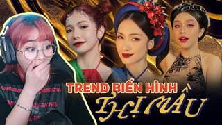 Reaction trend Thị Mầu - Hòa Minzy. Misthy trố mắt cuộc đua nhan sắc của các TikToker!