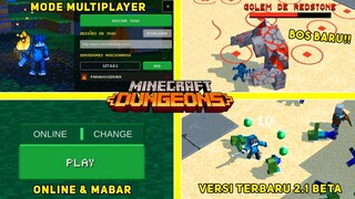 UPDATE TERBARU MINECRAFT DUNGEONS ANDROID VERSI 2.1 BETA - NEW BOSS + MULTIPLAYER!