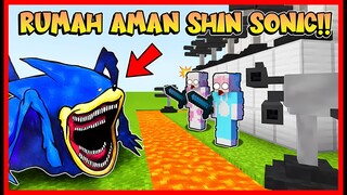 ATUN & MOMON MEMBANGUN RUMAH AMAN UNTUK PEMBALASAN SHIN SONIC TAPES !! Feat @sapipurba Minecraft