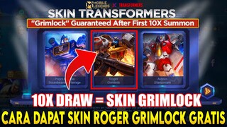 CARA DAPAT SKIN ROGER GRIMLOCK GRATIS DI EVENT TRANSFORMERS X MLBB 2.0 | MOBILE LEGENDS