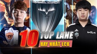 TOP 10 ĐƯỜNG TRÊN XUẤT SẮC NHẤT LỊCH SỬ LCK | BLV HOÀNG SAMA