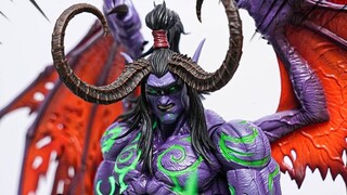 Rasakan action figure Demon Hunter super kuat seharga 538 yuan! Mainan pahlawan Illidan Stormrage/Il