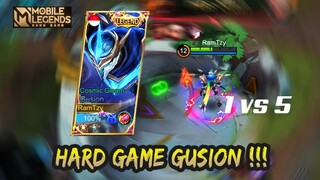 HARDGAME GUSION VS FULL STUN RASANYA ANJIM BANGET | GUSION GAMEPLAY #110 | MOBILE LEGENDS BANG BANG