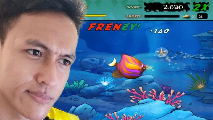 TSUNAMI NOSTALGIA AKU MENCOBA GAME FEEDING FRENZY😱