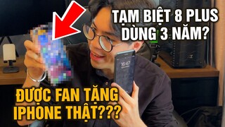 Tốp Mỡ Được Fan Giấu Tên TẶNG IPHONE Mới??? iPhone 8+ Dùng 3 Năm Sẽ Bỏ Đi?!