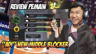 REVIEW NEW PLAYER ADI MIDDLE BLOCKER THE SPIKE VOLLEYBALL STORY MOBILE