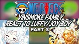 || Vinsmoke Family React to Luffy/Joyboy || part 3/?? || One Piece || Gacha