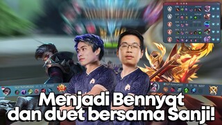 TUTURUUU COSPLAY MENJADI BENNYQT !! APANG IKUTAN JADI SANJI !! - Mobile Legends