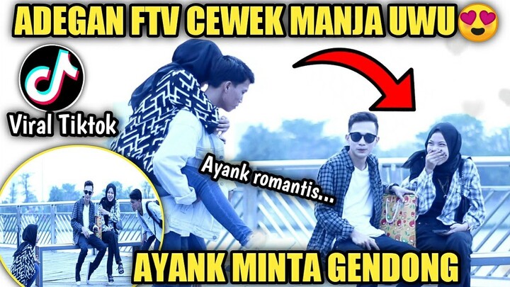 PRANK ADEGAN FTV CEWEK MANJA ROMANTIS||VIRAL TIKTOK