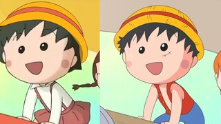 [Gambar Bermusik]Persatuan Chibi Maruko-chan dan One Piece