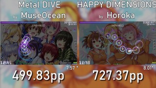 Irodori Midori - Bokura no Freedom DiVE | MuseOcean vs Horoka